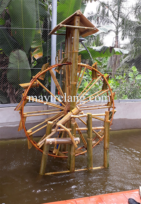 Guồng nước bằng tre giá rẻ bán ở đâu